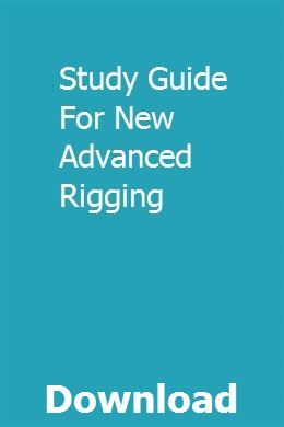 Tushingham pdf rigging guide